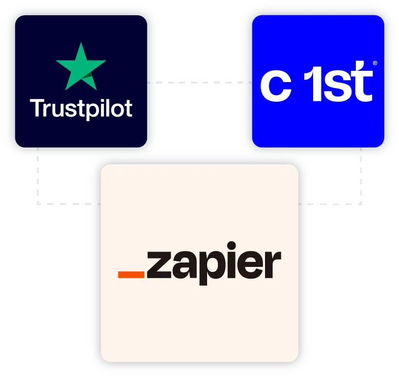 Trustpilot integration til Customers 1st kassesystem
